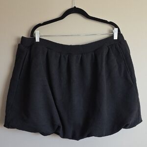 Aerie Black Bubble Skort